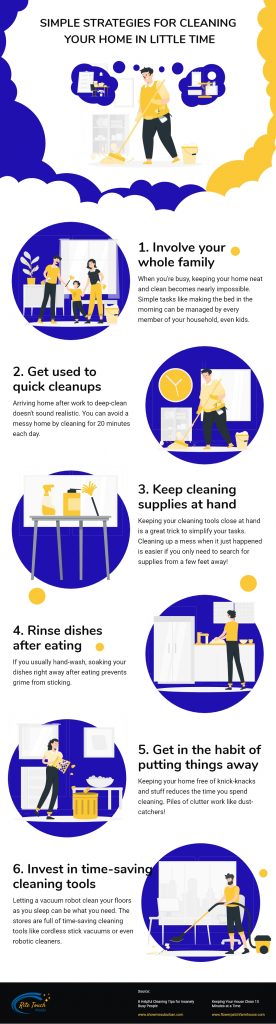 Simple Strategies For Cleaning Your Home In Little Time